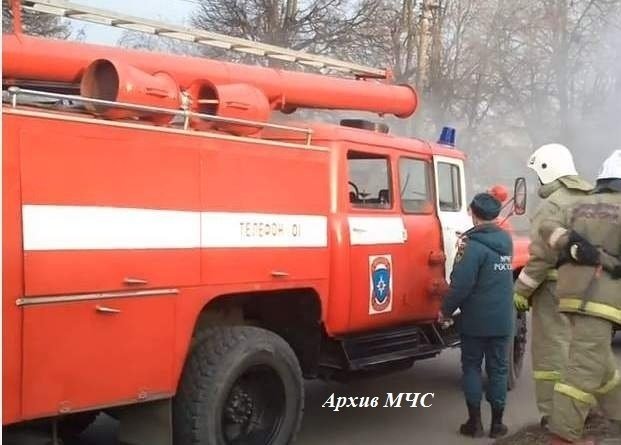 Пожар в Пыщугском районе